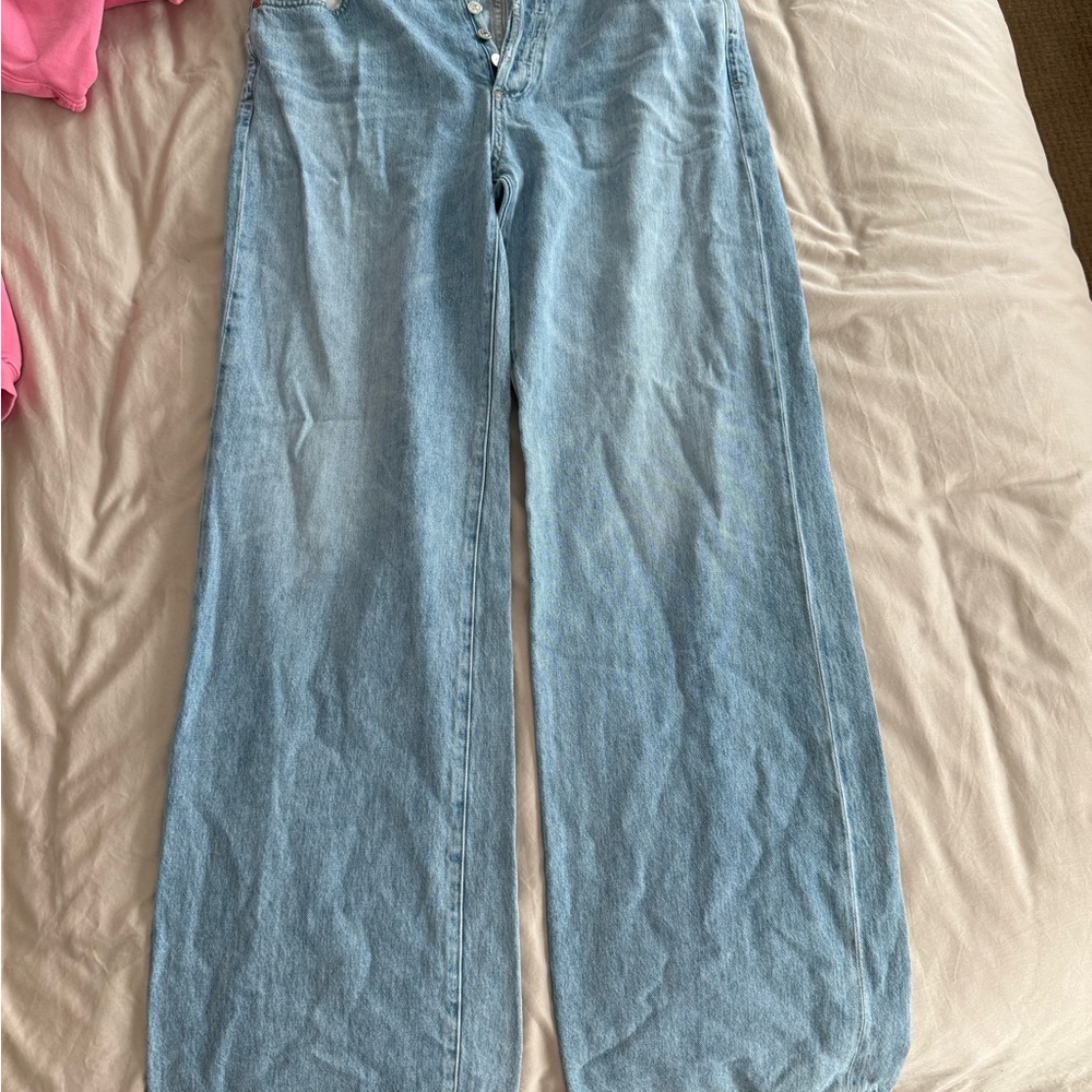 Citizens Of Humanity Light Blue Boyfriend Wide-Leg Jeans